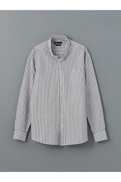 LC Waikiki Ανδρικό ριγέ μακρυμάνικο πουκάμισο LCWAIKIKI Classic Regular Fit