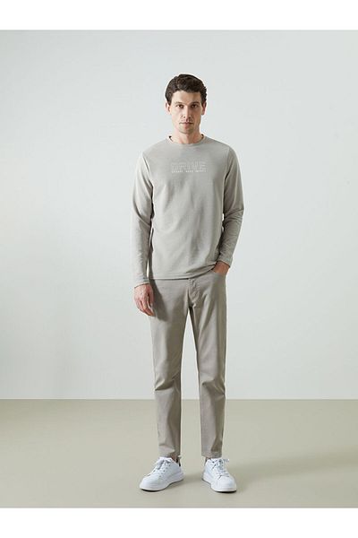 LC Waikiki Ανδρικό παντελόνι Chino LCWAIKIKI Basic Standard Fit Gabardine