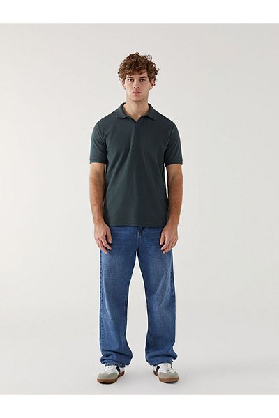 LC Waikiki Ανδρικό κοντομάνικο μπλουζάκι XSIDE Polo Neck