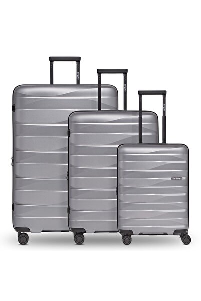 Bergpfeil Cestovný 4-Rollen Kofferset 3-tlg. mit Dehnfalte