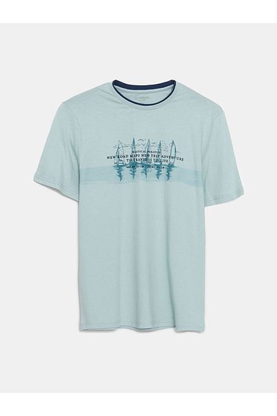 LC Waikiki Tricou pentru bărbați din bumbac pieptănat cu mânecă scurtă, cu decolteu clasic LCWAIKIKI