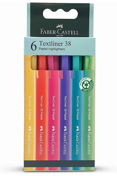 STOREMAX Ysstorex Highlighter 38 Pastel Colors 6 Pcs Starcolxollection 655141