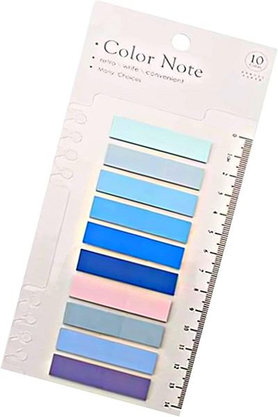 STOREMAX Srhtds Post It 10 Colorful 200 Sheets Transparent Sticky Note Papers Sticky Notes Sticker Memo Def