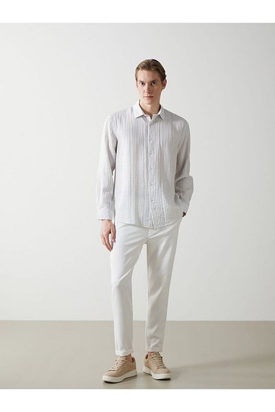 LC Waikiki Ανδρικό μακρυμάνικο πουκάμισο LCW Vision Regular Fit