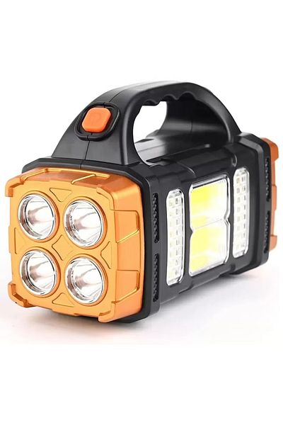 Primo Plus USB Charging Emergency Light Torch Multi Mode Emergency, Solar Lamp IP44 Waterproof HB1678