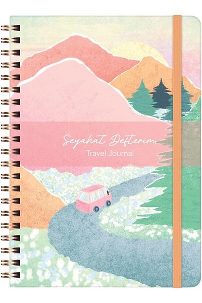 STOREMAX Spiral Hard Cover 12.5 X 18 cm Travel Notebook - Landscape