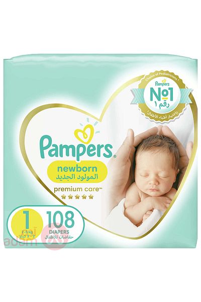 Pampers PREM/CRE NO 1(2-5KG)108PCS