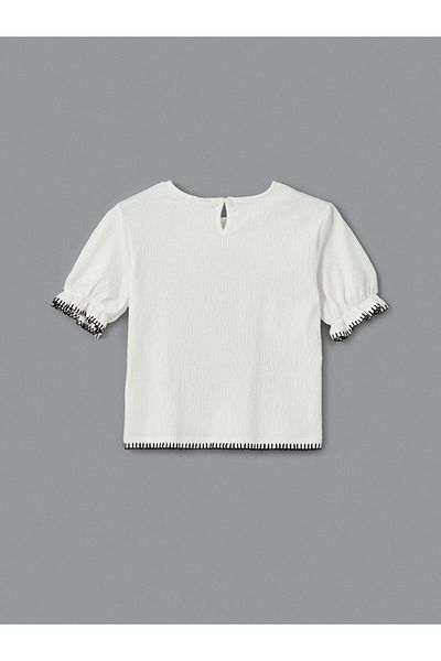 LC Waikiki LCW Kids Crew Neck Girl's T-Shirt