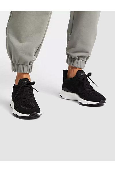 Fitflop حذاء رياضي نسائي من Vitamın Ffx Gb7 محبوك باللون الأسود