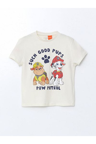 LC Waikiki Lcw Kids Crew Neck Paw Patrol Printed Boys T-Shirt