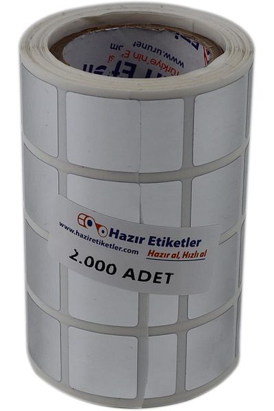 STOREMAX Muartshop Labels , Ready to Go Get It Fast Pp Metallized Unprinted Label, 20mm X 20mm Side by Side 4 Pcs
