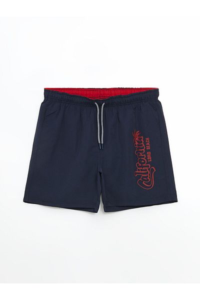 LC Waikiki Ανδρικό σορτς κολύμβησης με στάμπα Xside Short Size