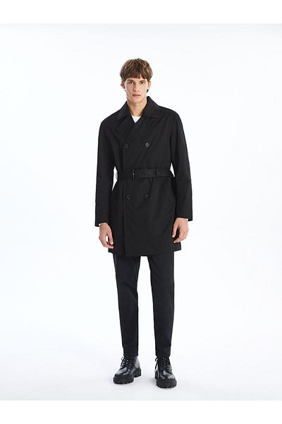 LC Waikiki Ανδρική καμπαρντίνα LCW Vision Standard Mold Jacket Collar