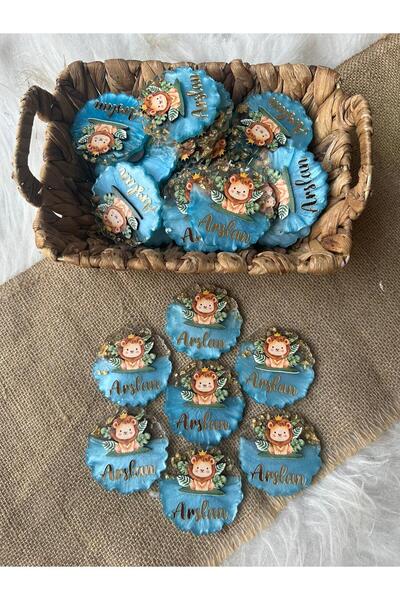 Karudesignn 20 قطعة مغناطيس إيبوكسي مجسم