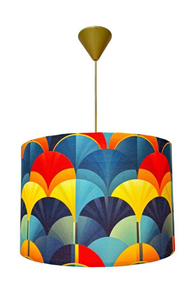 Genel Markalar Beyaz Kumaş Göksu Model Avize, Oturma Odası, Hol, Antre, Balkon İçin Şık Tasarım