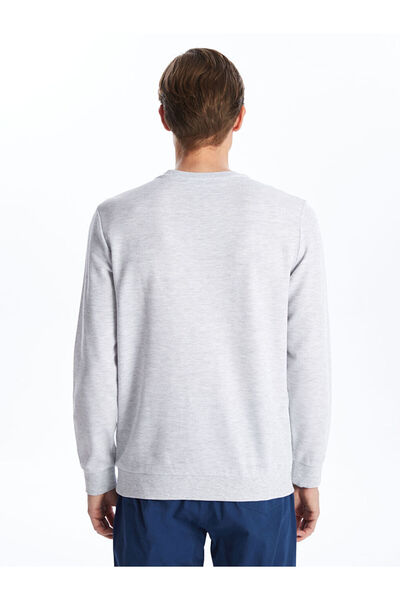 LC Waikiki LCWAIKIKI Classic Bisiklet Yaka Uzun Kollu Erkek Sweatshirt