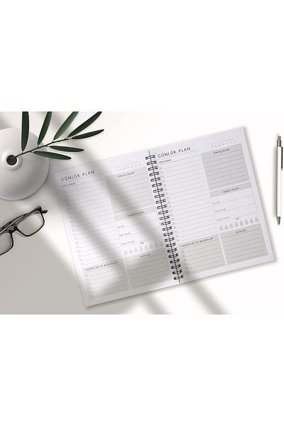 STOREMAX Modalist Promotion 120 Days Undated Spiral Planner - A5 Size, 60 Sheets (120 Sheets), 9