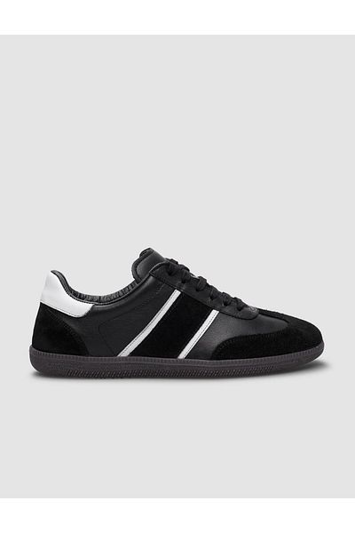 Cabani 100% Genuine Leather Black Suede Lace-Up Women's Sports Shoes