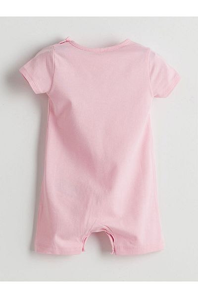 LC Waikiki New Season Crew Neck Printed Baby Girl Jumpsuit - S5L668Z1