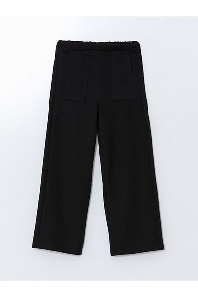 LC Waikiki New Season Girls' Tweed Trousers with Elastic Waist - S57153Z4