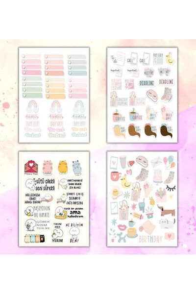 STOREMAX Power My DIY Sticker Book 24X17 cm Size, 16 Pages, Special Design, Color Sticker Booklet