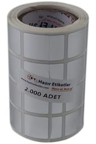 STOREMAX Muartshop Labels , Ready to Go Get It Fast Pp Metallized Unprinted Label, 20mm X 20mm Side by Side 4 Pcs