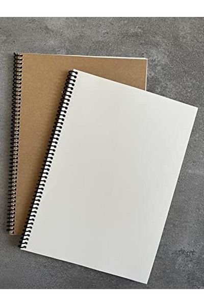 STOREMAX A4 Size Spiral Notebook, 60 Sheets, 90Gr Ivory Paper