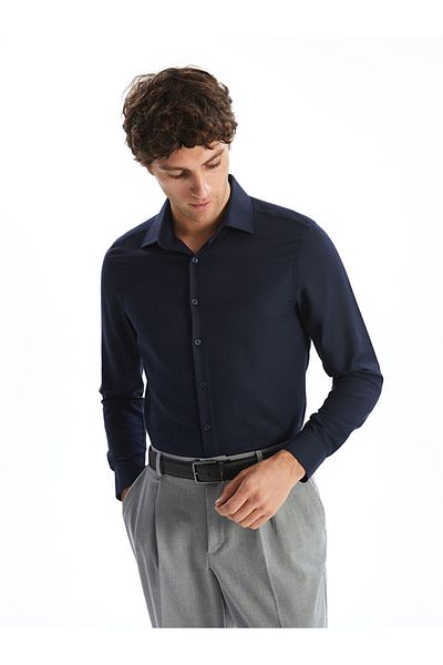 LC Waikiki Slim Fit Long Sleeve Oxford Men's Shirt