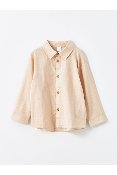 LC Waikiki Pink Basic Boy's Shirt and Pants 2-Piece