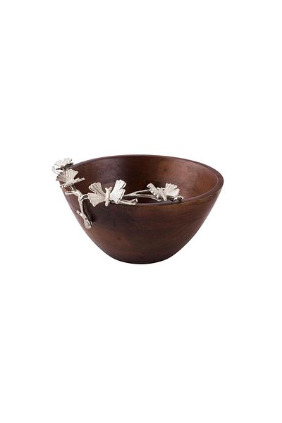 Dania Round wooden fruit plate, size 25 cm