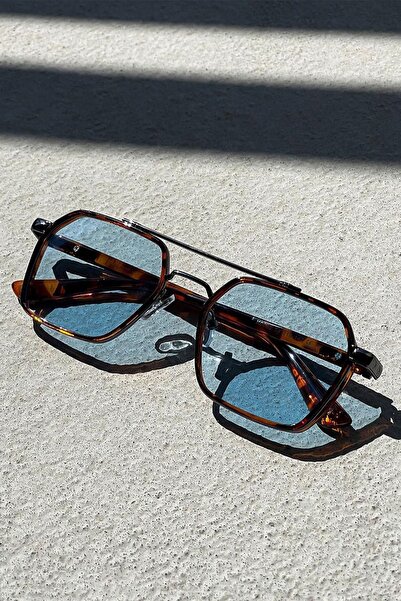 Roger Bacon Leopard Blue Unisex Sunglasses Uv400 Protected