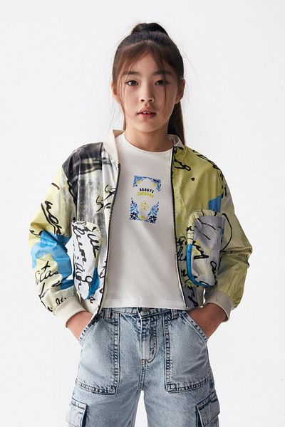 HAUSEkids Yellow Raincoat/Windbreaker for 8-14 Years Old Girl - Catalonia