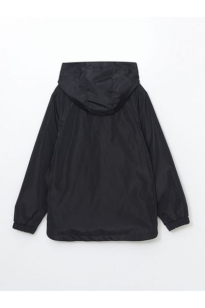 LC Waikiki Hooded Reflector Detailed Boys' Raincoat
