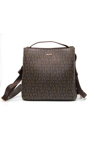 Just Polo Brown Women's Shoulder Bag