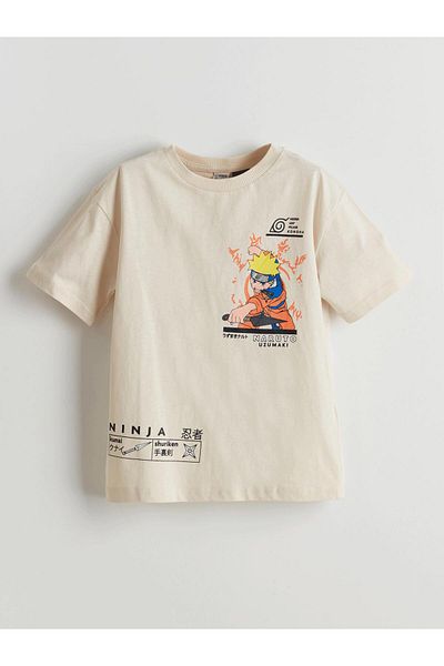 LC Waikiki New Season Crew Neck Naruto Printed Men's T-Shirt - S5Dq96Z4