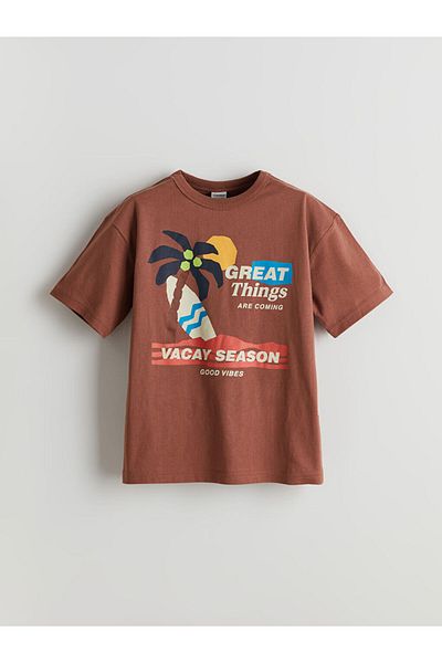 LC Waikiki Crew Neck Boys T-Shirt and Shorts