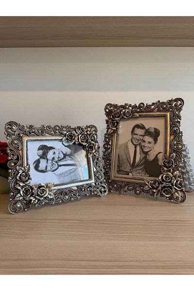 MGS COLLECTION Double Gulshah Decorative Frame - 13X18/15X20 cm