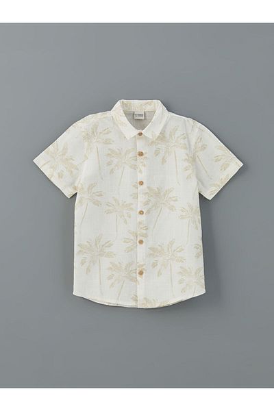 LC Waikiki Patterned Boys' Shirt and Shorts