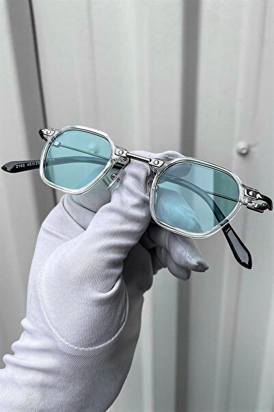 Roger Bacon نظارات شمسية نسائية باللون الأزرق الجليدي مقاس صغير مع حماية من ا...