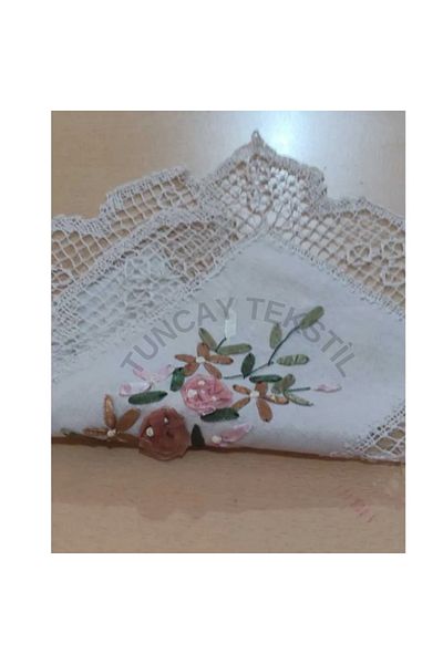 TUNCAY TEKSTİL 30x40 Orange Small Runner - Nail Work