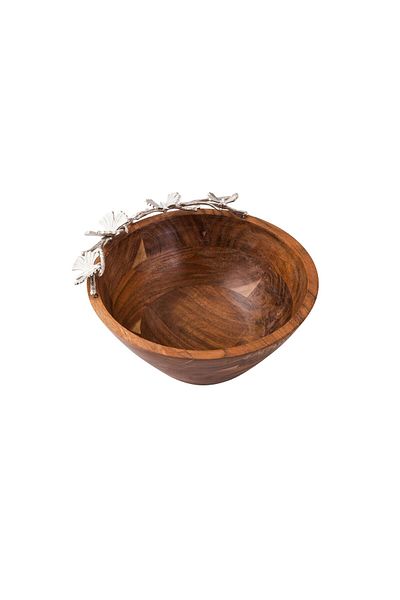 Dania Round wooden fruit plate, size 25 cm