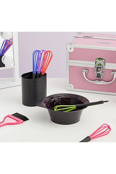 ARDSU 6Pcs Manual Whisk,Small Whisk Tool for Kitchen and Hair Dye