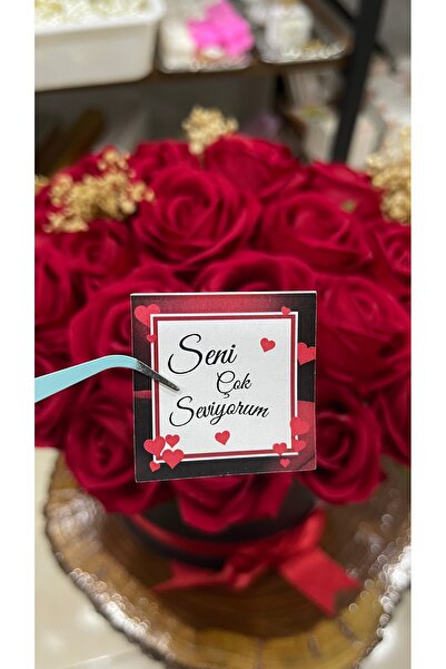 arl etiket tasarım dijital baskı merkezi Sevgililer gününe özel Seni Çok Sevi...