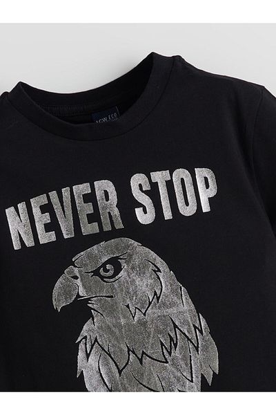 LC Waikiki Tricou pentru băiat cu gât crew New Season - S5H408Z4