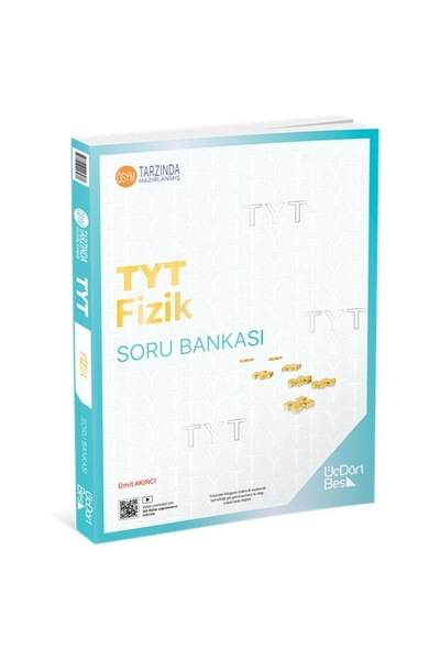 Üç Dört Beş Yayıncılık 3 4 5 ÜçDörtBeş 345 TYT Fizik Soru +Tyt Deneme Hediyeli