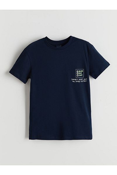 LC Waikiki New Season Crew Neck Boy's T-Shirt - S5He04Z4