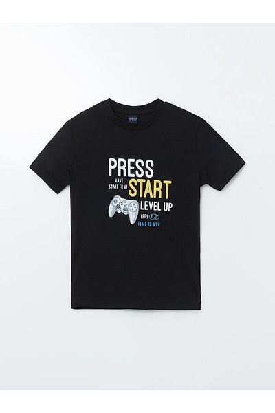 LC Waikiki Tricou pentru băiat cu gât crew de sezon nou - S5HD92Z4