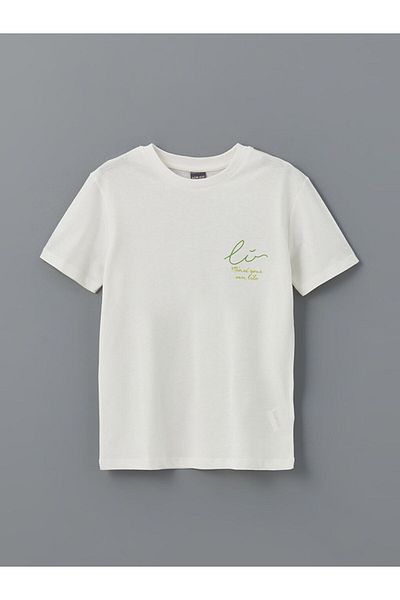LC Waikiki New Season Crew Neck Boy's T-Shirt - S5Kv51Z4