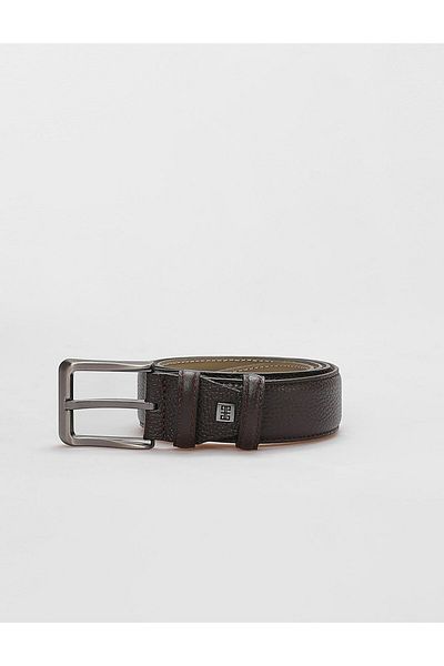 Cabani 100% Genuine Leather Men's Brown 3.5 cm Classic Belt