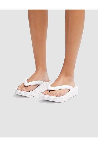 Fitflop Relieff Recovery HF4 - Slapi albi pentru femei